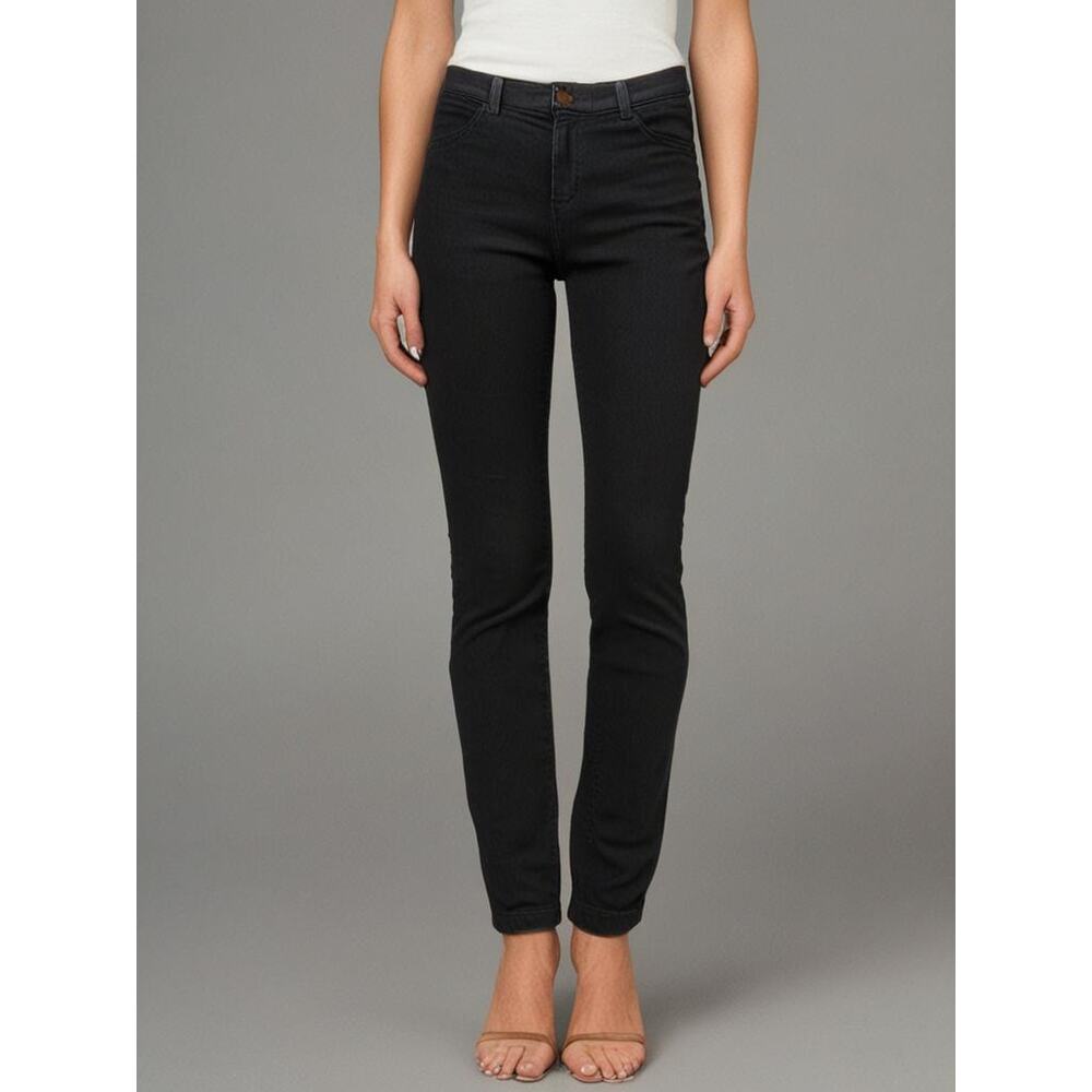 J BRAND Maria High Rise Skinny Stretch Jean in Sonnet, Black Wash - Size 25